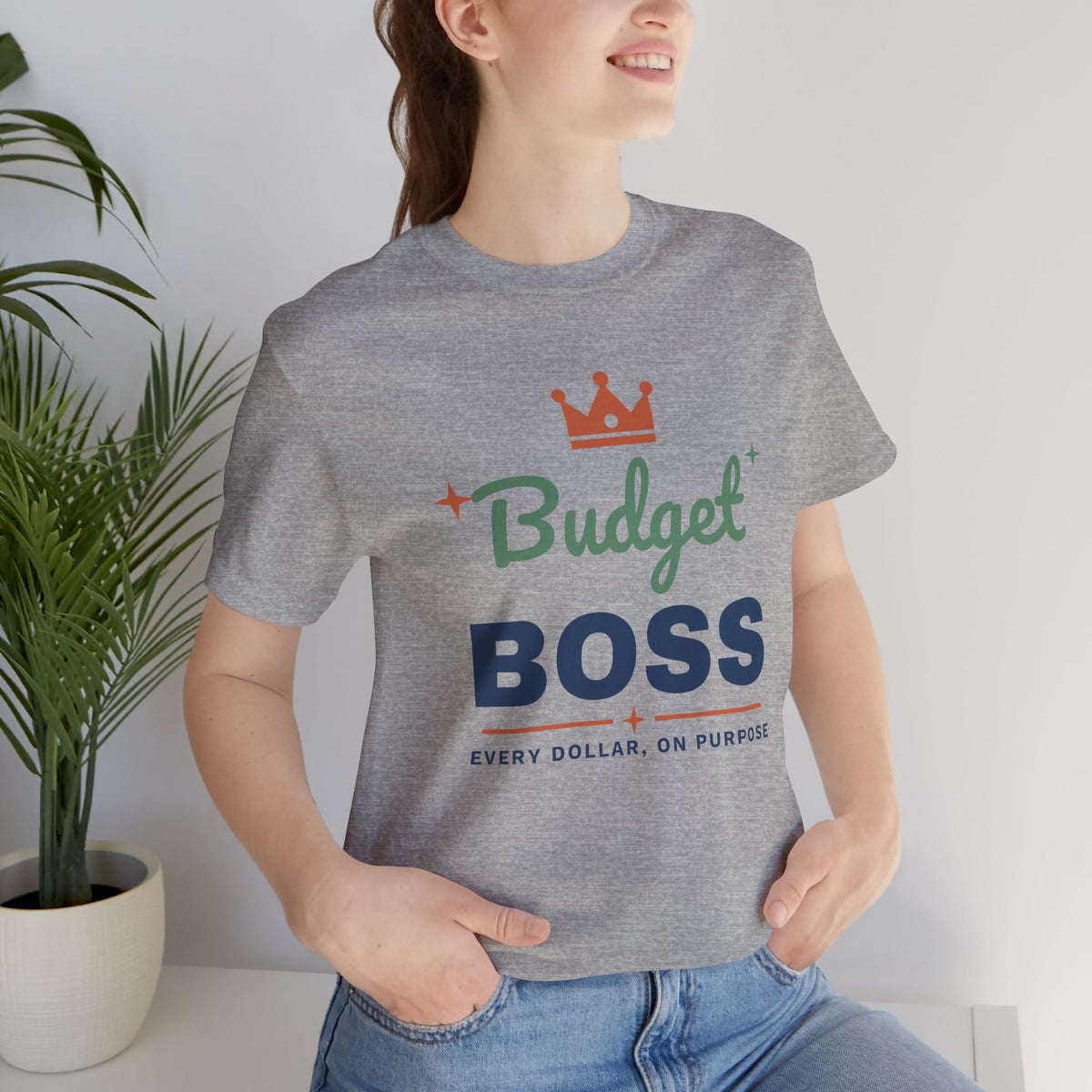 Budget Boss Shirt, Funny Budget T-Shirt, Money Saving Gift, Personal Finance Tee, Unisex Comfort Cotton