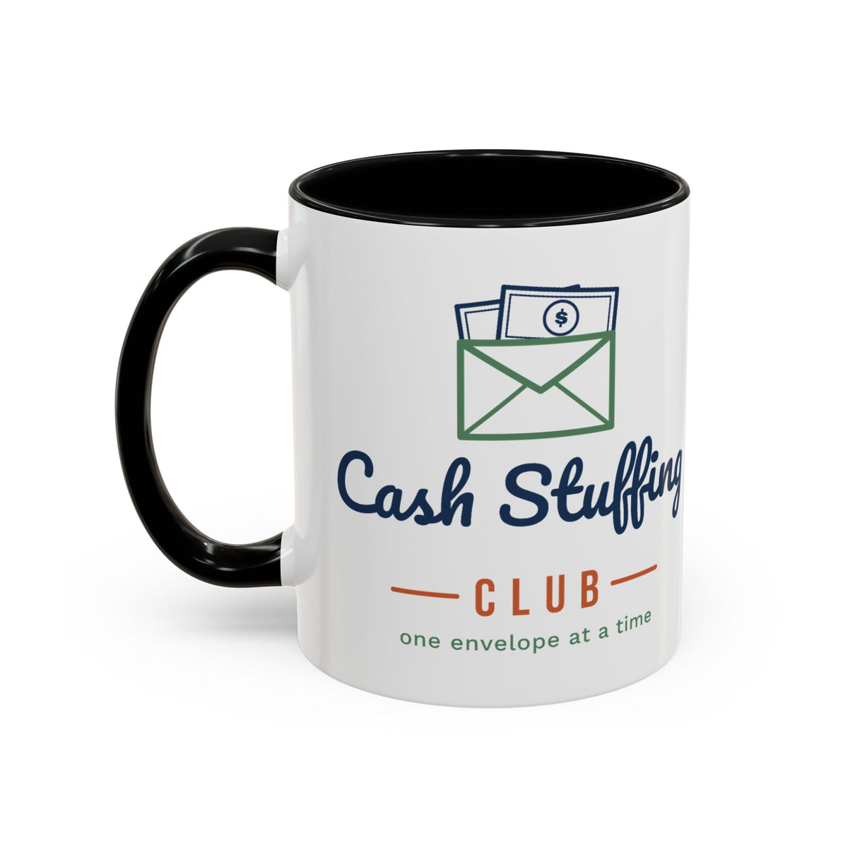 Cash Stuffing Club Mug, Funny Budget Coffee Mug, Money Saving Gift, Personal Finance Gift, 11oz Ceramic Mug