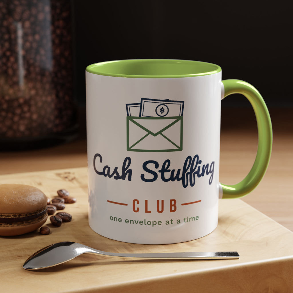 Cash Stuffing Club Mug, Funny Budget Coffee Mug, Money Saving Gift, Personal Finance Gift, 11oz Ceramic Mug