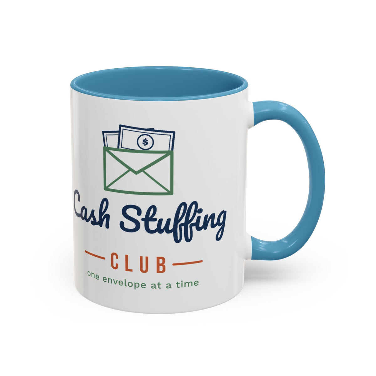 Cash Stuffing Club Mug, Funny Budget Coffee Mug, Money Saving Gift, Personal Finance Gift, 11oz Ceramic Mug
