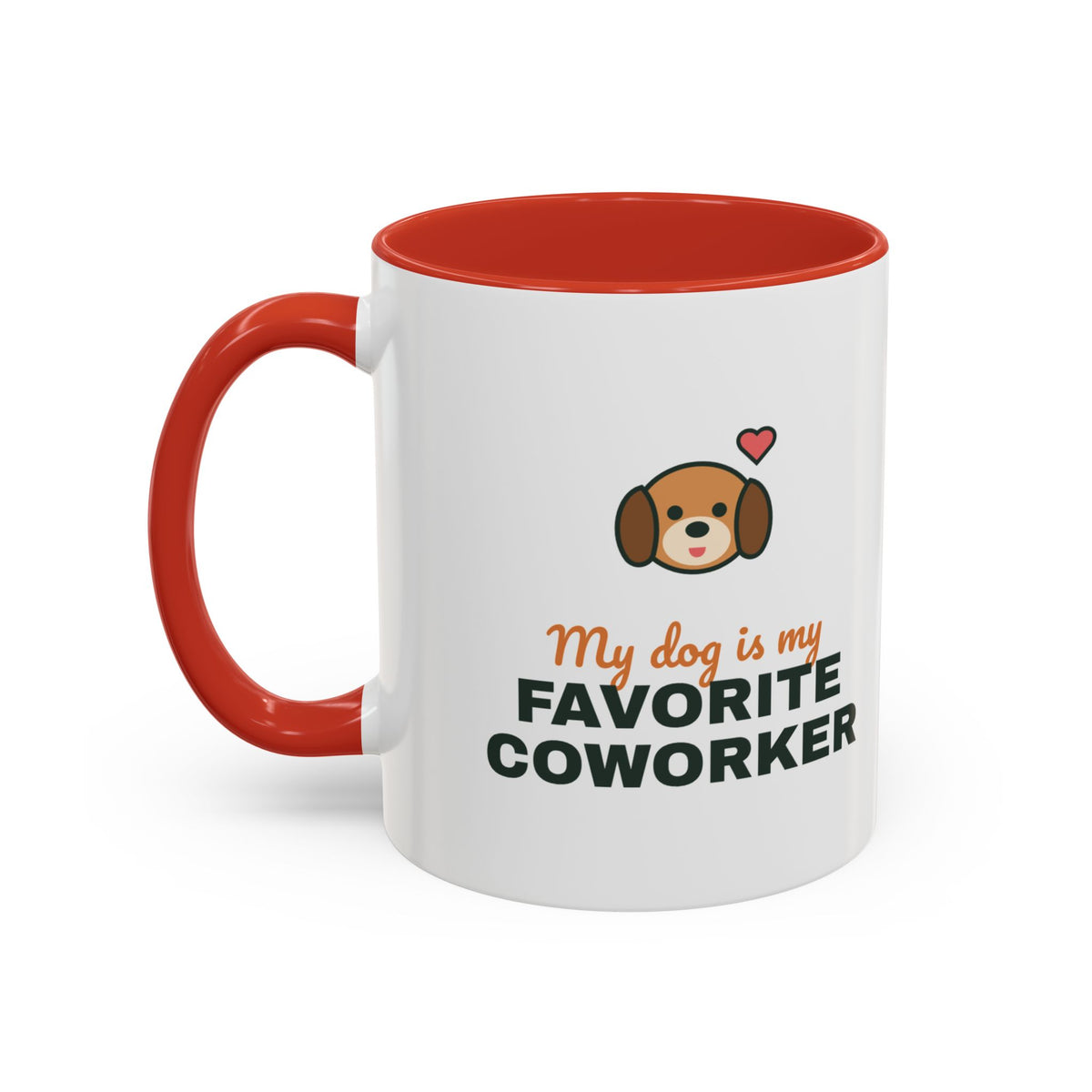 My Dog Is My Favorite Coworker Mug, Work From Home Coffee Mug, Funny Dog Lover Gift, WFH Dog Cup