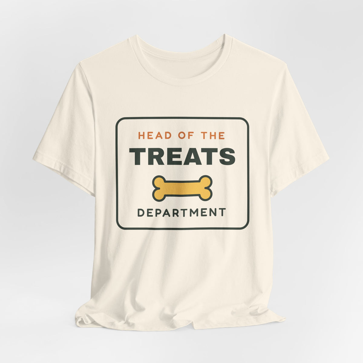 Head of the Treats Department Shirt, Funny Dog Owner Tee, Dog Treats T-Shirt, Gift for Dog Lover