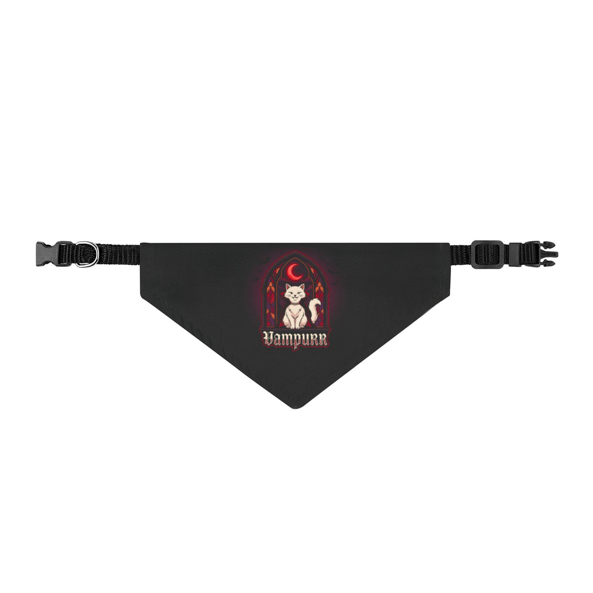 Vampurr Cat Bandana, Vampire Cat Halloween Costume, Funny Cat Halloween Collar Bandana, Easy Cat Costume, Cat Lover Gift
