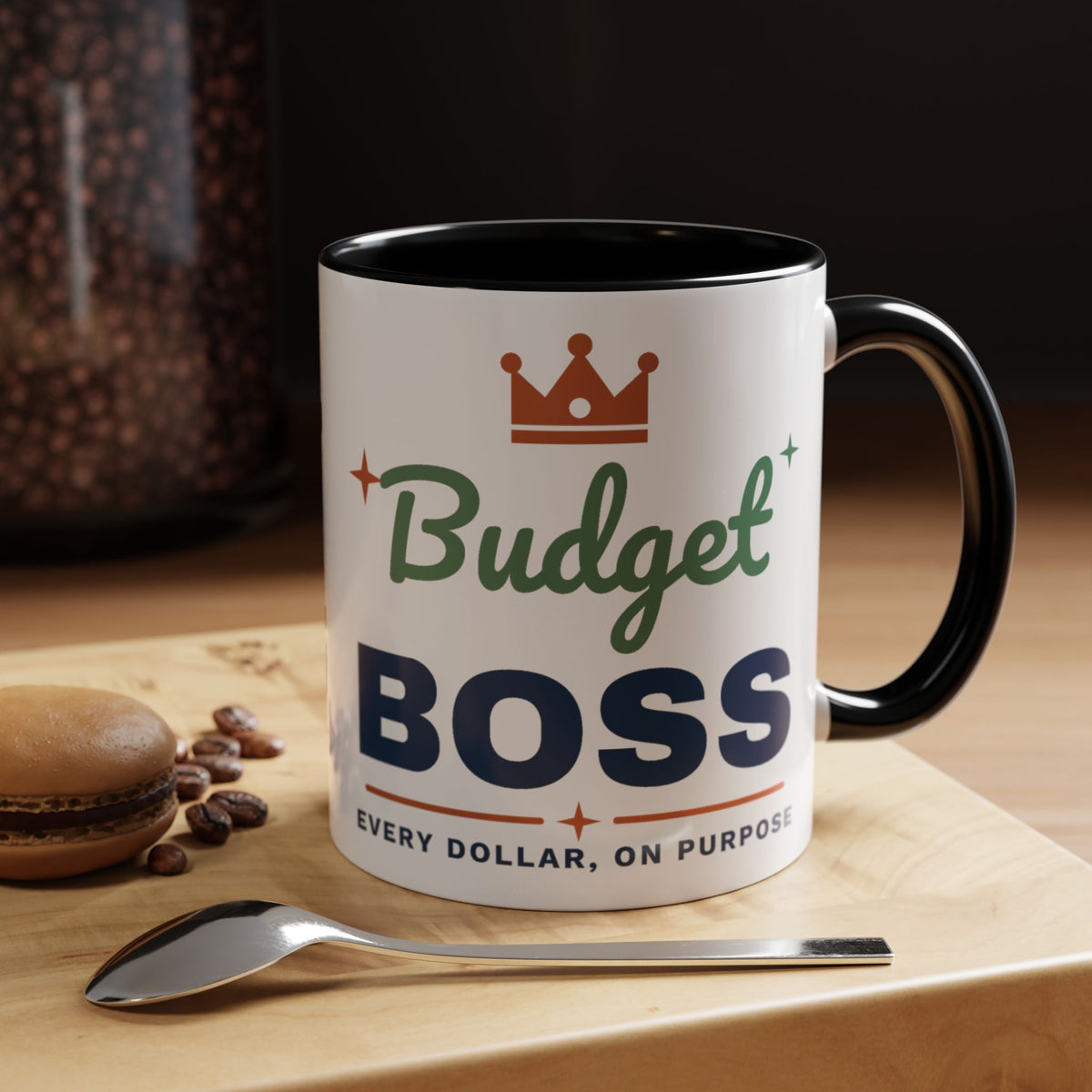 Budget Boss Mug, Funny Budget Coffee Mug, Money Saving Gift, Personal Finance Gift, 11oz Ceramic Mug