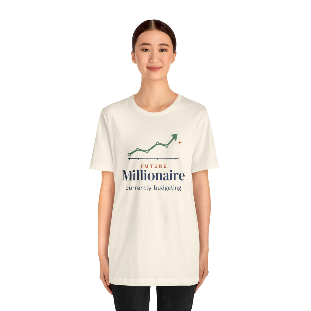 Future Millionaire Currently Budgeting Shirt, Funny Budget T-Shirt, Money Saving Gift, Personal Finance Tee, Unisex Comfort Cotton