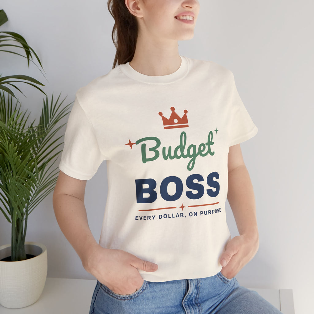 Budget Boss Shirt, Funny Budget T-Shirt, Money Saving Gift, Personal Finance Tee, Unisex Comfort Cotton