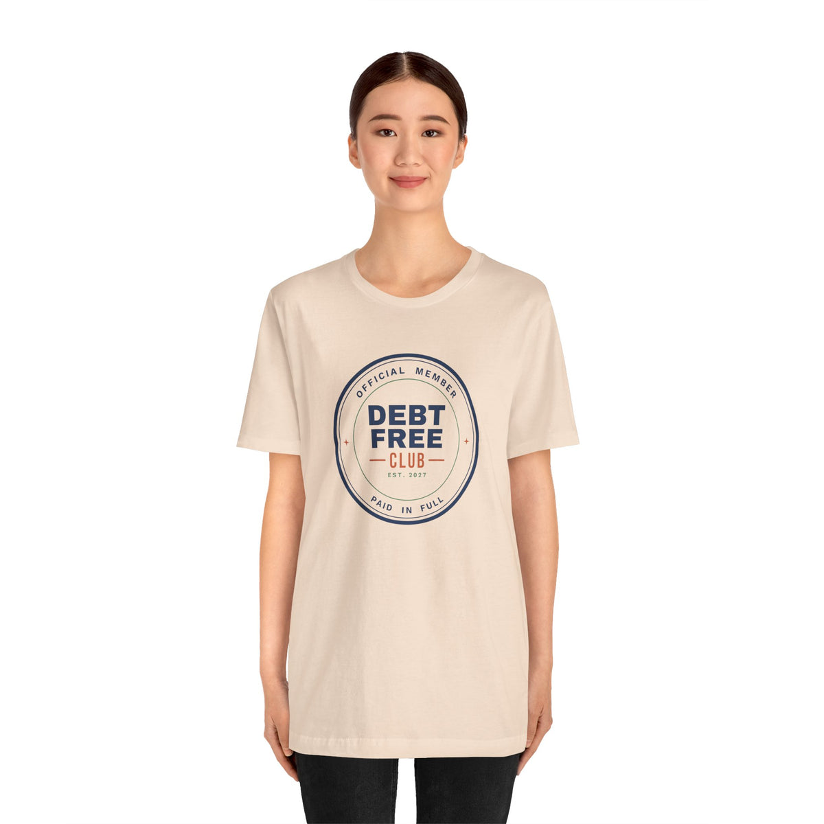 Debt Free Club Shirt, Funny Budget T-Shirt, Money Saving Gift, Personal Finance Tee, Unisex Comfort Cotton