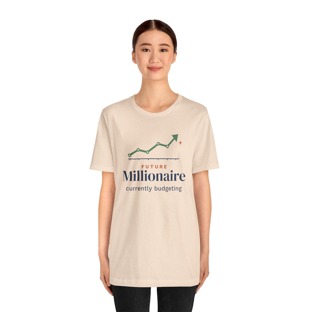 Future Millionaire Currently Budgeting Shirt, Funny Budget T-Shirt, Money Saving Gift, Personal Finance Tee, Unisex Comfort Cotton