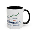 Future Millionaire Currently Budgeting Mug, Funny Budget Coffee Mug, Money Saving Gift, Personal Finance Gift, 11oz Ceramic Mug