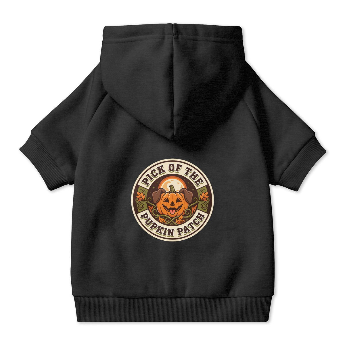Pick of the Pupkin Patch Dog Hoodie, Pumpkin Dog Halloween Costume, Cozy Fall Dog Sweater for Photos