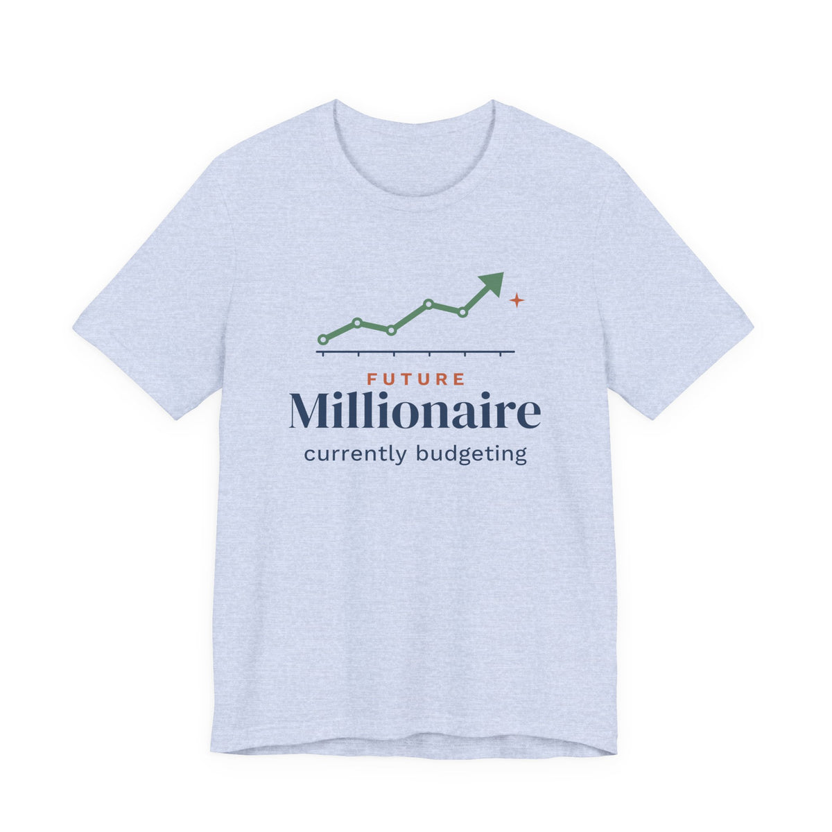 Future Millionaire Currently Budgeting Shirt, Funny Budget T-Shirt, Money Saving Gift, Personal Finance Tee, Unisex Comfort Cotton