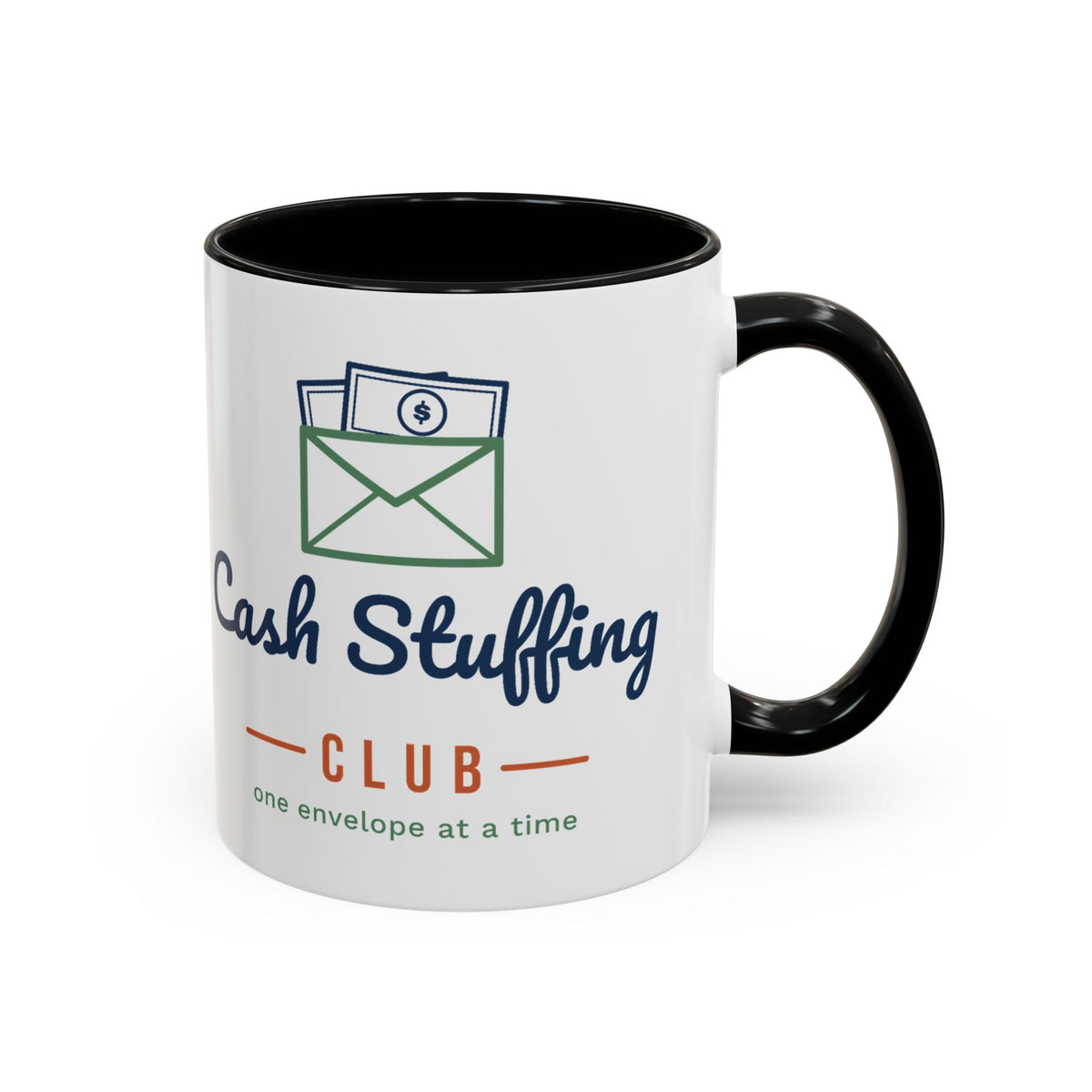 Cash Stuffing Club Mug, Funny Budget Coffee Mug, Money Saving Gift, Personal Finance Gift, 11oz Ceramic Mug