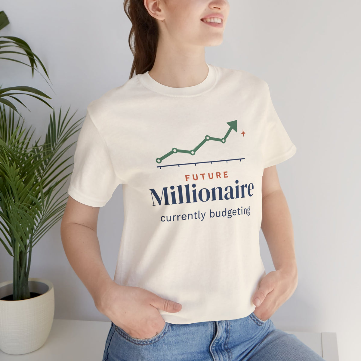 Future Millionaire Currently Budgeting Shirt, Funny Budget T-Shirt, Money Saving Gift, Personal Finance Tee, Unisex Comfort Cotton