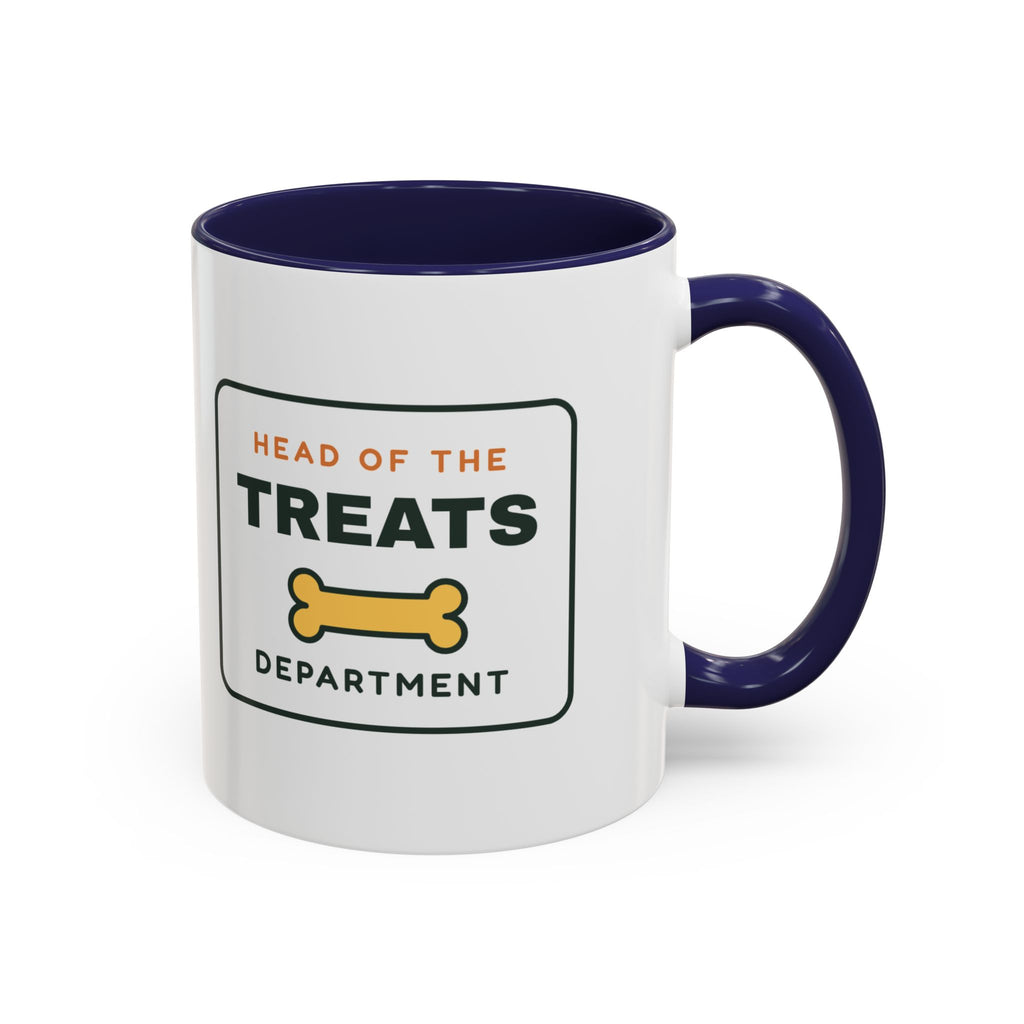 Head of the Treats Department Mug, Funny Dog Owner Coffee Mug, Dog Lover Gift, Pet Parent Cup