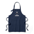 Personalized Barista Apron, Custom Name Head Barista Apron, Home Café Coffee Gift, Heavy Twill Bib Apron with Pockets