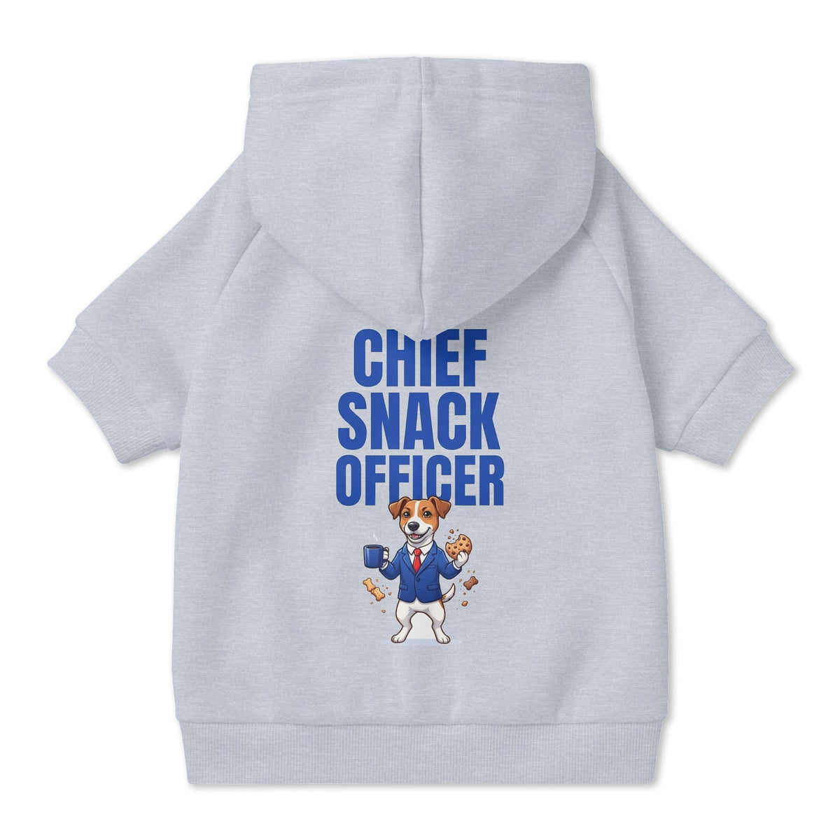 Chief Snack Officer Dog Hoodie, Funny Dog Sweatshirt, Cozy Pet Hoodie Gift for Dog Lovers