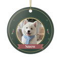 Custom Pet Photo Ornament, Personalized Dog Christmas Ornament with Name, Cat Photo Ornament, Pet Ornament 2026, Dog Mom Christmas Gift