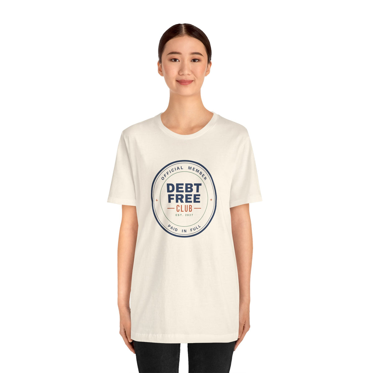 Debt Free Club Shirt, Funny Budget T-Shirt, Money Saving Gift, Personal Finance Tee, Unisex Comfort Cotton
