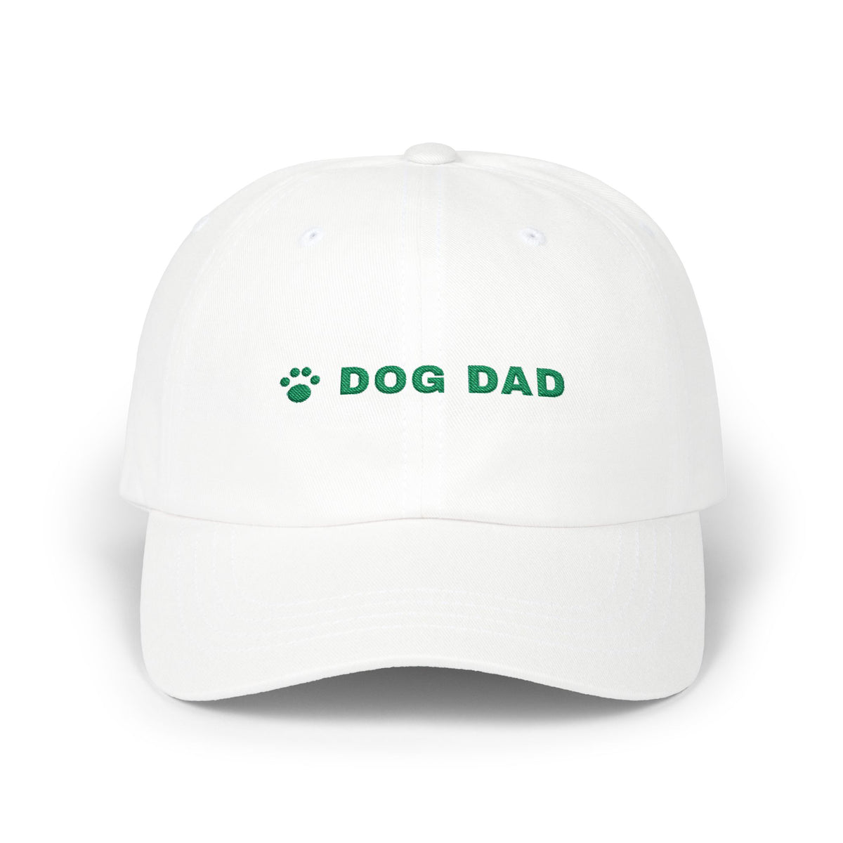 Dog Dad Hat, Embroidered Dog Dad Cap, Dog Lover Gift, Paw Print Baseball Cap, Gift for Dog Owner