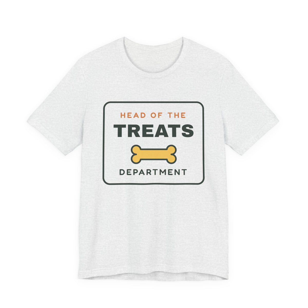 Head of the Treats Department Shirt, Funny Dog Owner Tee, Dog Treats T-Shirt, Gift for Dog Lover