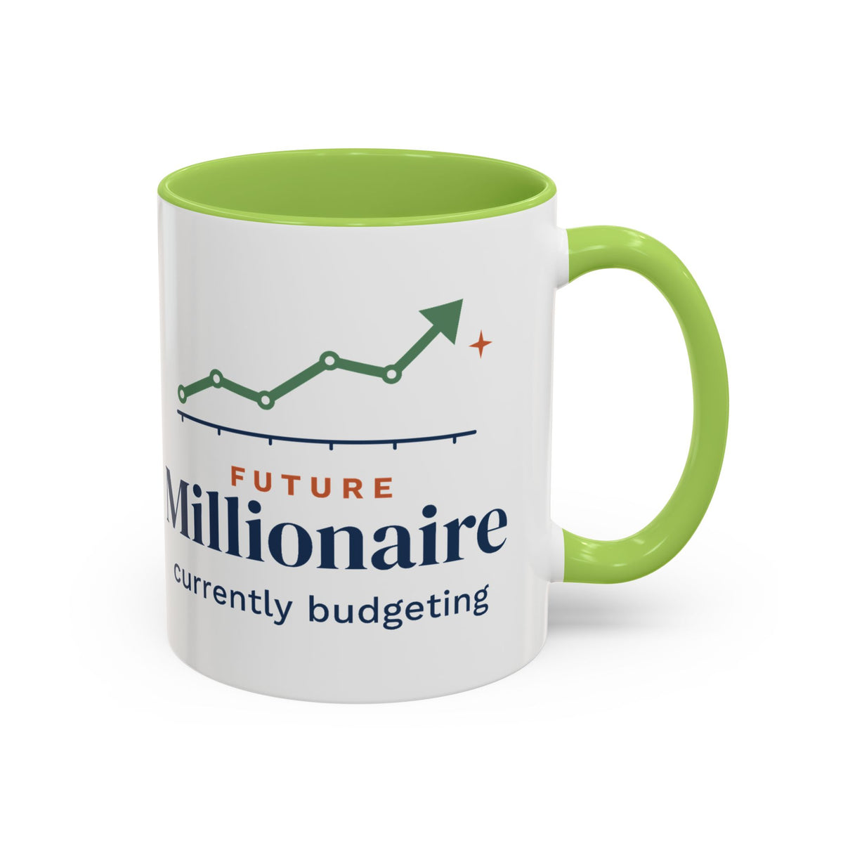 Future Millionaire Currently Budgeting Mug, Funny Budget Coffee Mug, Money Saving Gift, Personal Finance Gift, 11oz Ceramic Mug