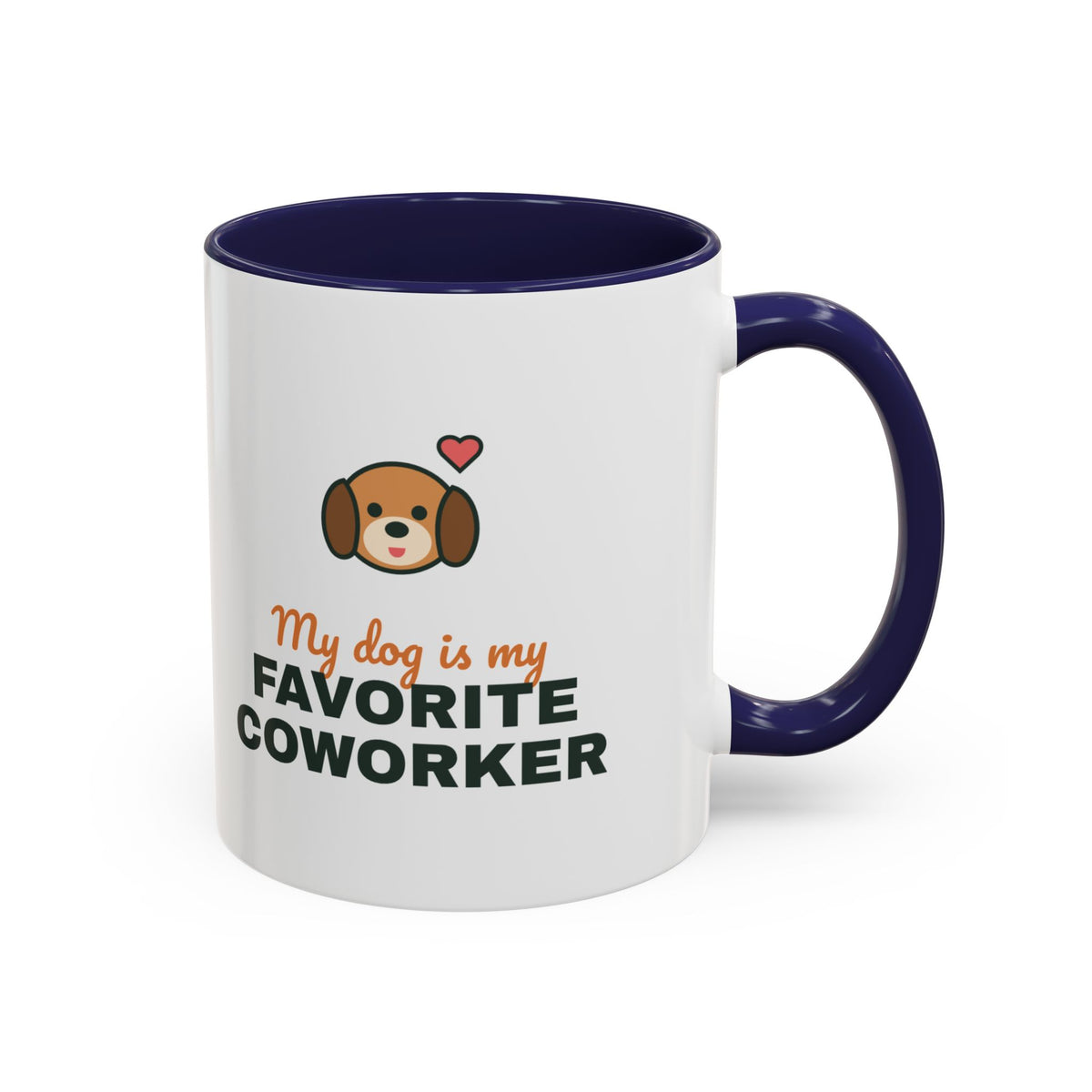 My Dog Is My Favorite Coworker Mug, Work From Home Coffee Mug, Funny Dog Lover Gift, WFH Dog Cup