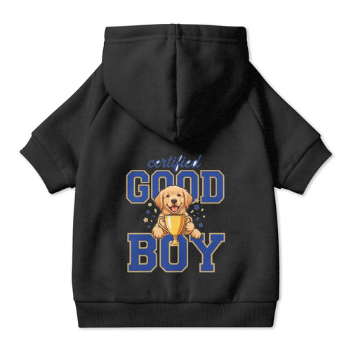 Certified Good Boy Dog Hoodie, Cute Pet Sweatshirt for Small and Large Dogs, New Puppy Gift for Dog Lovers