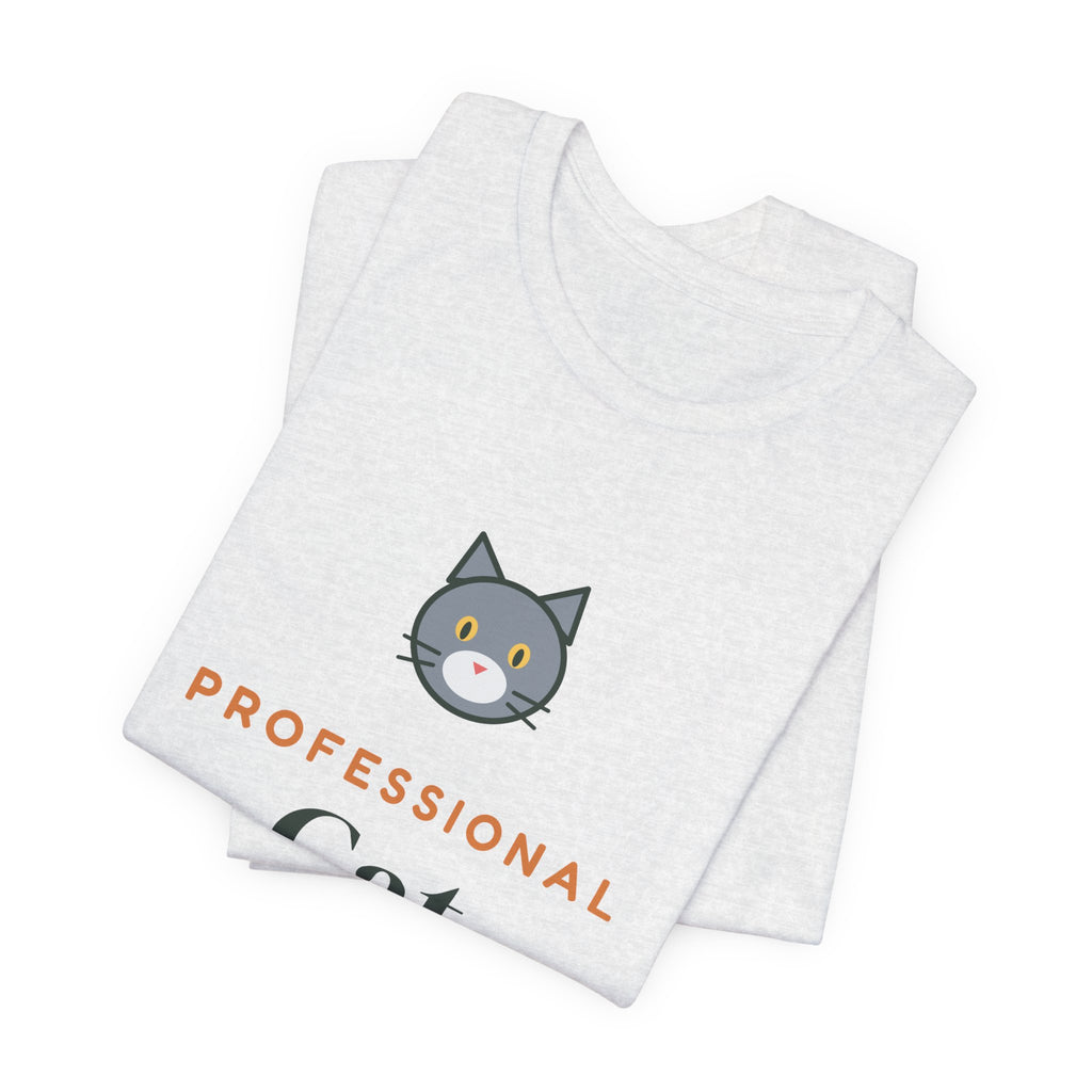 Professional Cat Butler Shirt, Funny Cat Owner Tee, Cat Dad Cat Mom T-Shirt, Gift for Cat Lover