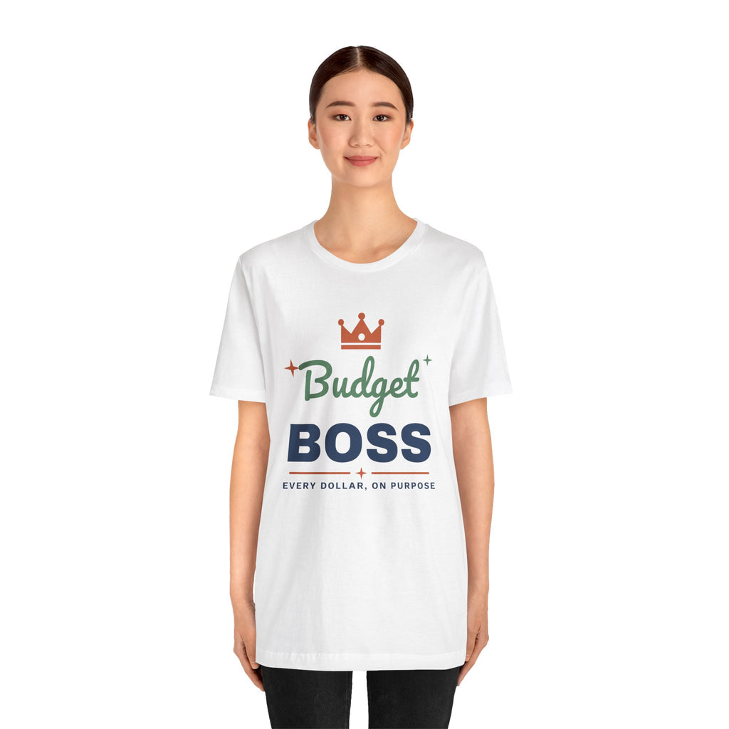 Budget Boss Shirt, Funny Budget T-Shirt, Money Saving Gift, Personal Finance Tee, Unisex Comfort Cotton