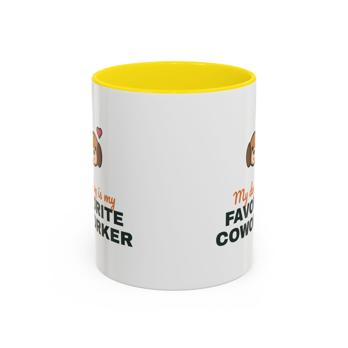 My Dog Is My Favorite Coworker Mug, Work From Home Coffee Mug, Funny Dog Lover Gift, WFH Dog Cup