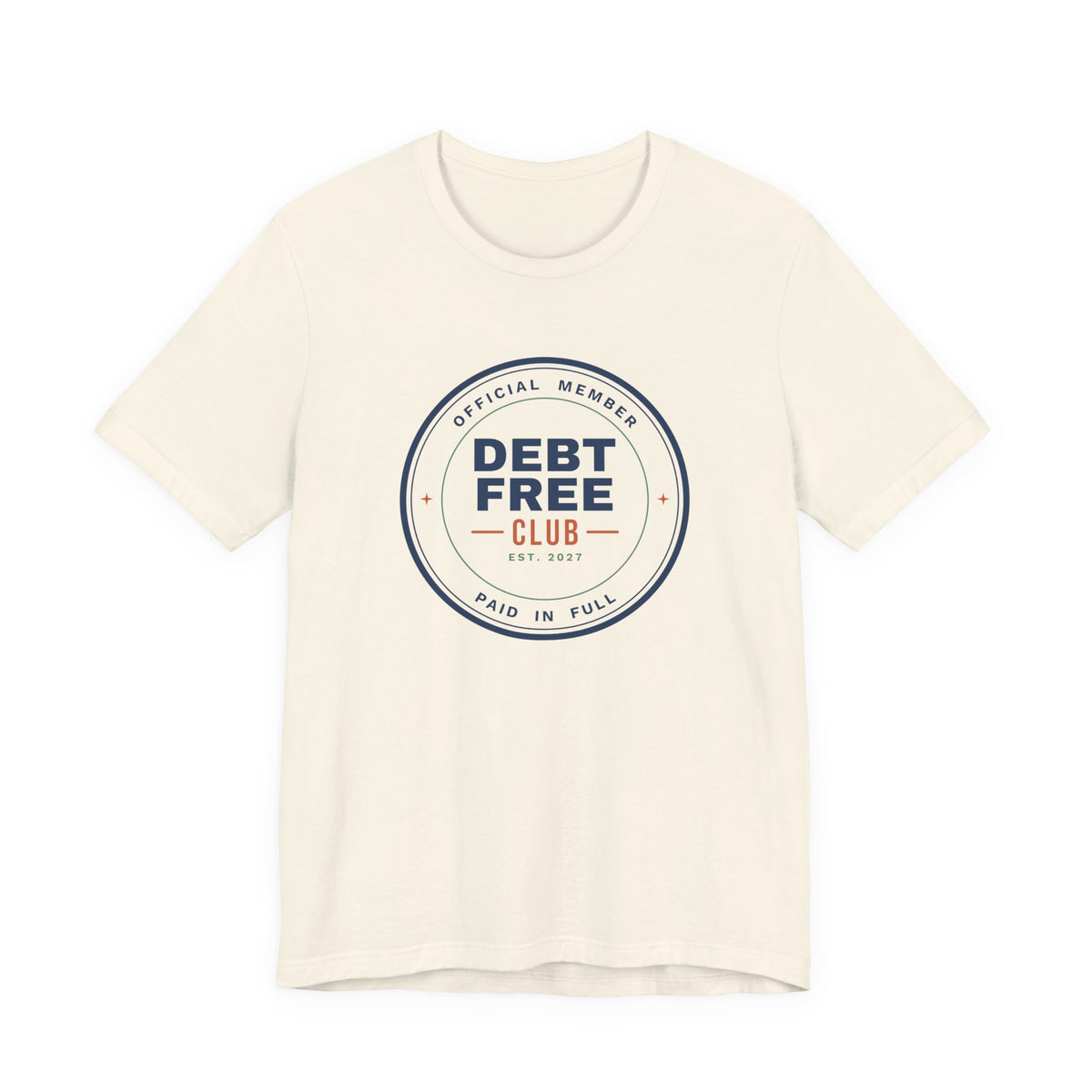 Debt Free Club Shirt, Funny Budget T-Shirt, Money Saving Gift, Personal Finance Tee, Unisex Comfort Cotton