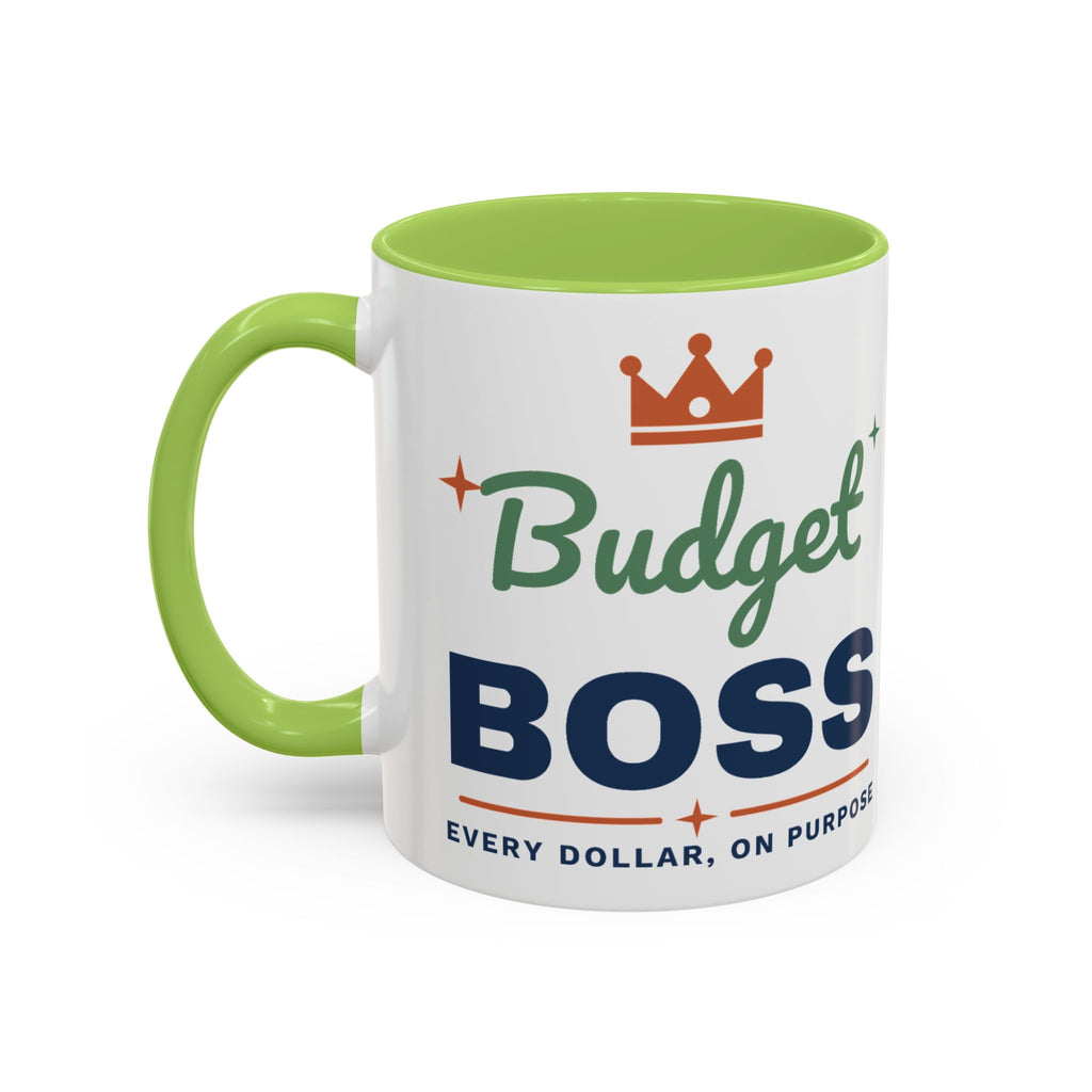 Budget Boss Mug, Funny Budget Coffee Mug, Money Saving Gift, Personal Finance Gift, 11oz Ceramic Mug