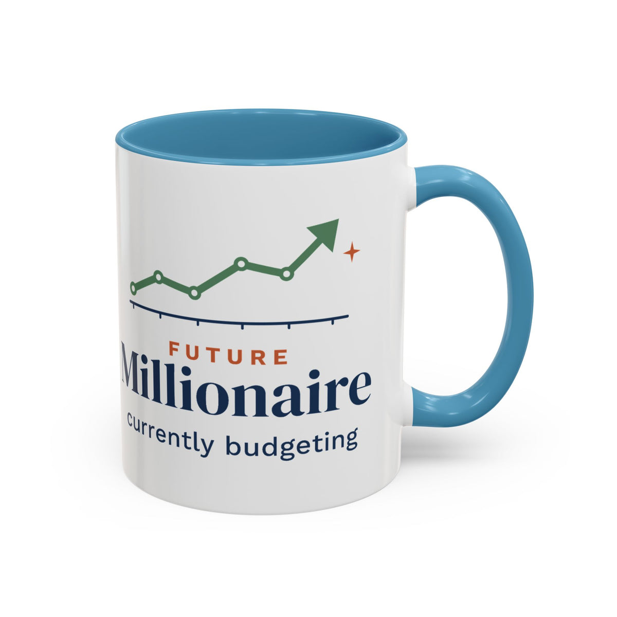Future Millionaire Currently Budgeting Mug, Funny Budget Coffee Mug, Money Saving Gift, Personal Finance Gift, 11oz Ceramic Mug