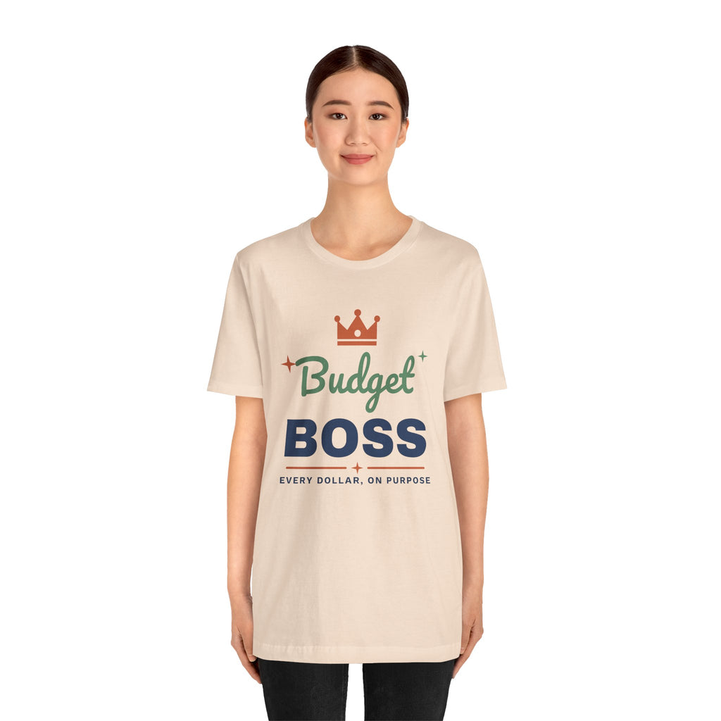 Budget Boss Shirt, Funny Budget T-Shirt, Money Saving Gift, Personal Finance Tee, Unisex Comfort Cotton