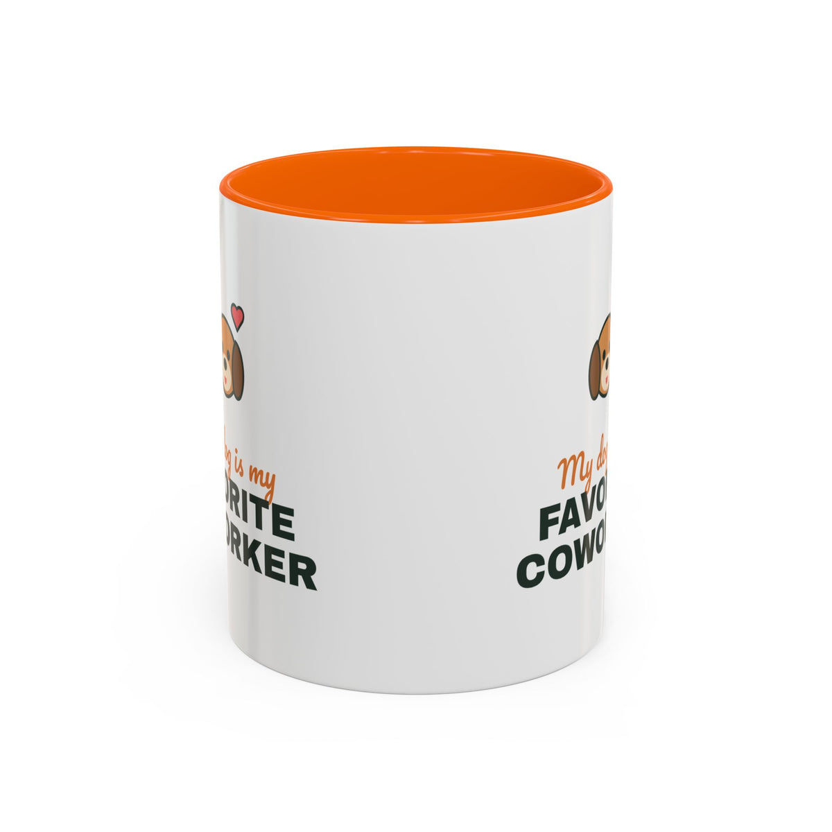 My Dog Is My Favorite Coworker Mug, Work From Home Coffee Mug, Funny Dog Lover Gift, WFH Dog Cup