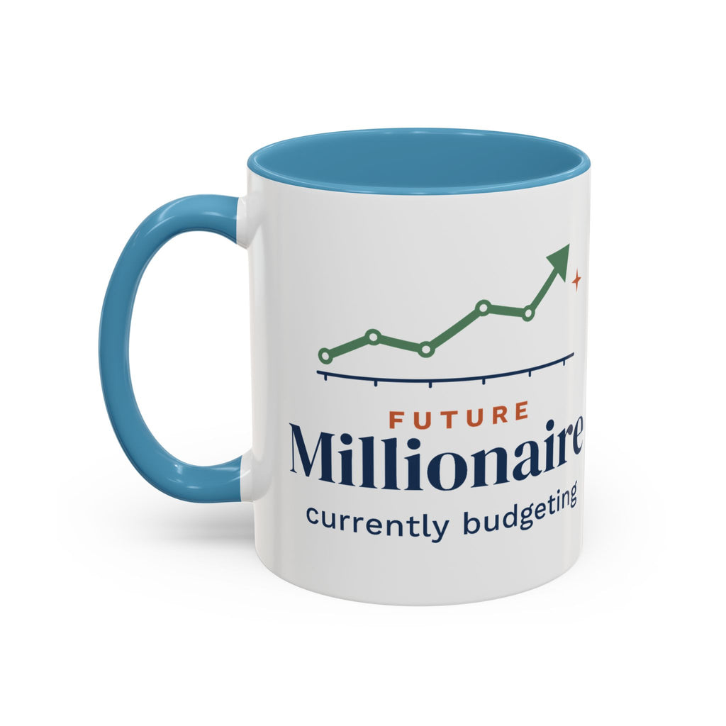 Future Millionaire Currently Budgeting Mug, Funny Budget Coffee Mug, Money Saving Gift, Personal Finance Gift, 11oz Ceramic Mug