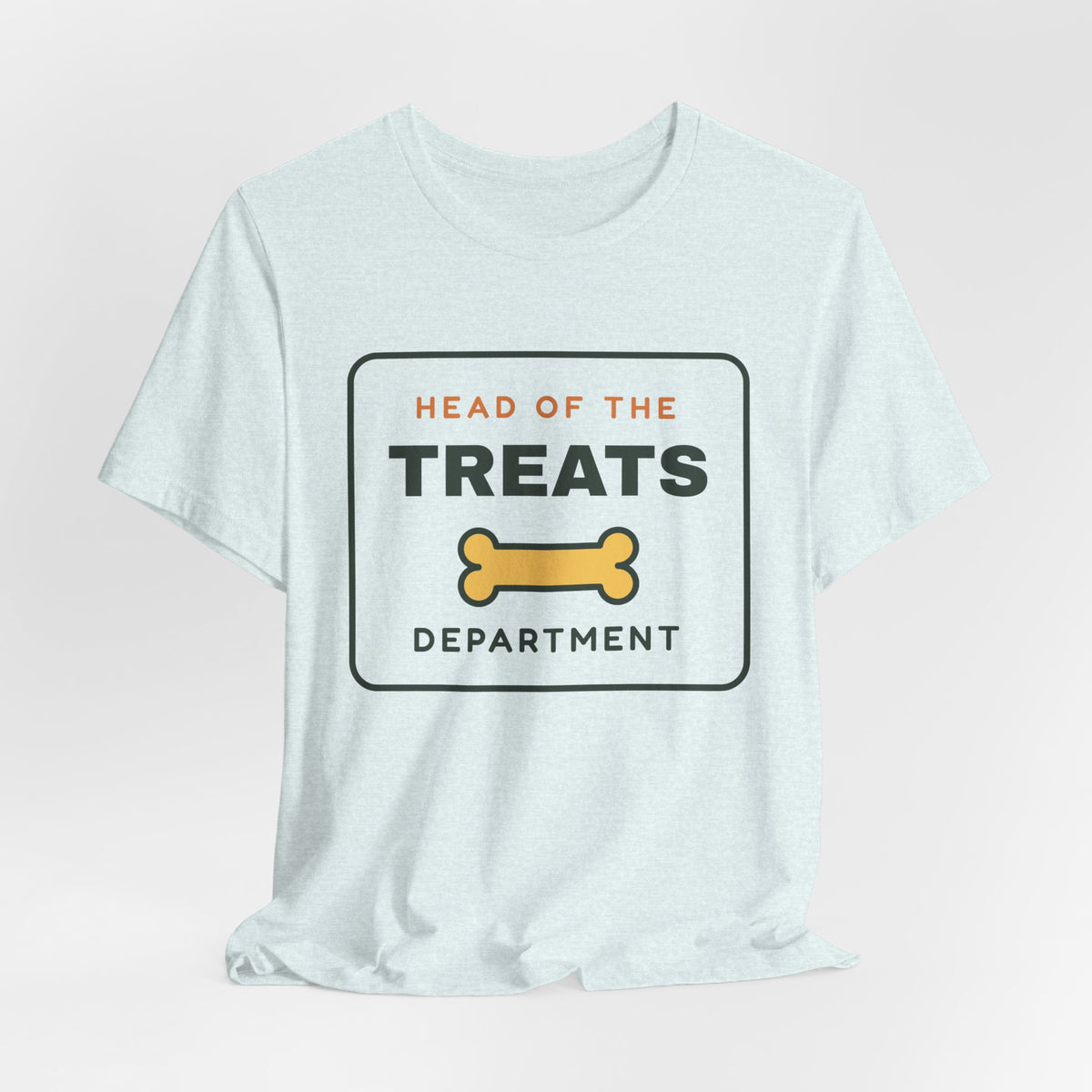 Head of the Treats Department Shirt, Funny Dog Owner Tee, Dog Treats T-Shirt, Gift for Dog Lover