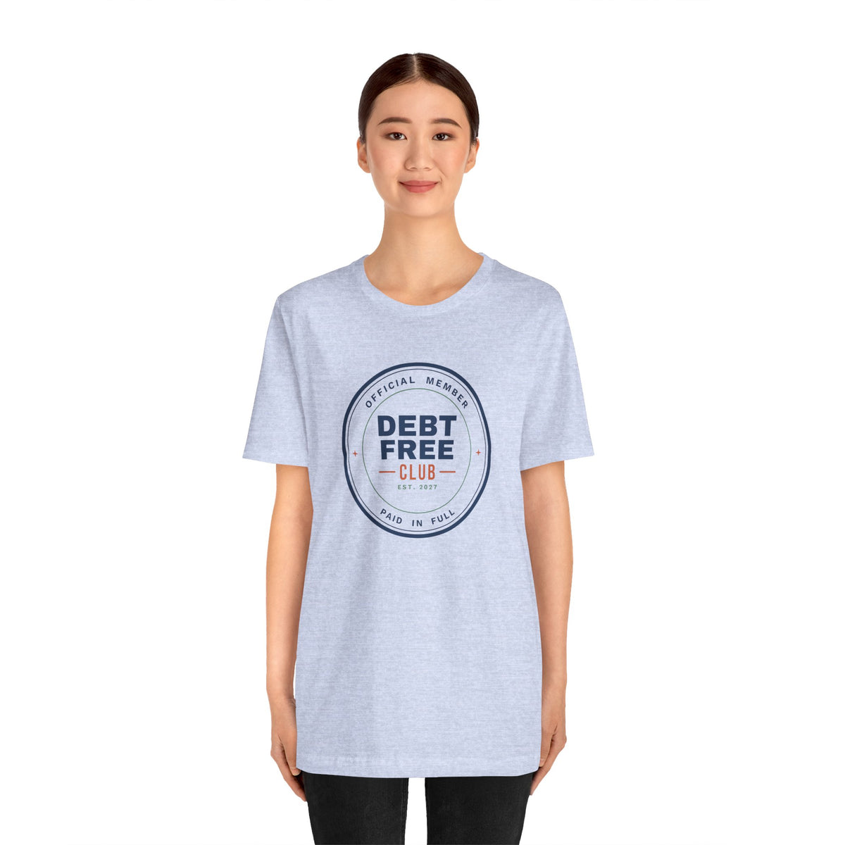 Debt Free Club Shirt, Funny Budget T-Shirt, Money Saving Gift, Personal Finance Tee, Unisex Comfort Cotton