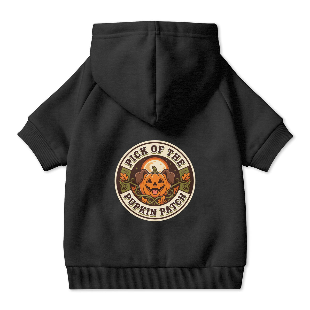Pick of the Pupkin Patch Dog Hoodie, Pumpkin Dog Halloween Costume, Cozy Fall Dog Sweater for Photos