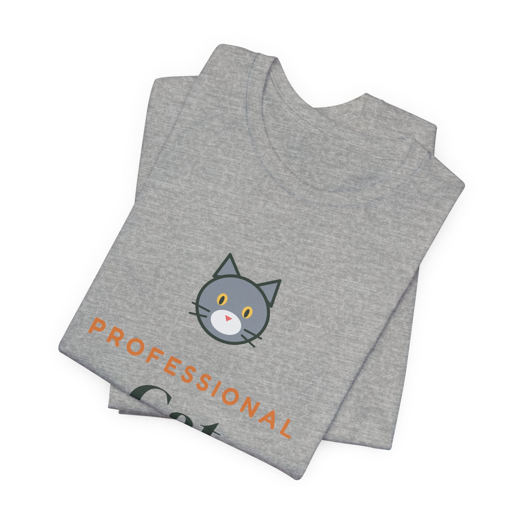 Professional Cat Butler Shirt, Funny Cat Owner Tee, Cat Dad Cat Mom T-Shirt, Gift for Cat Lover