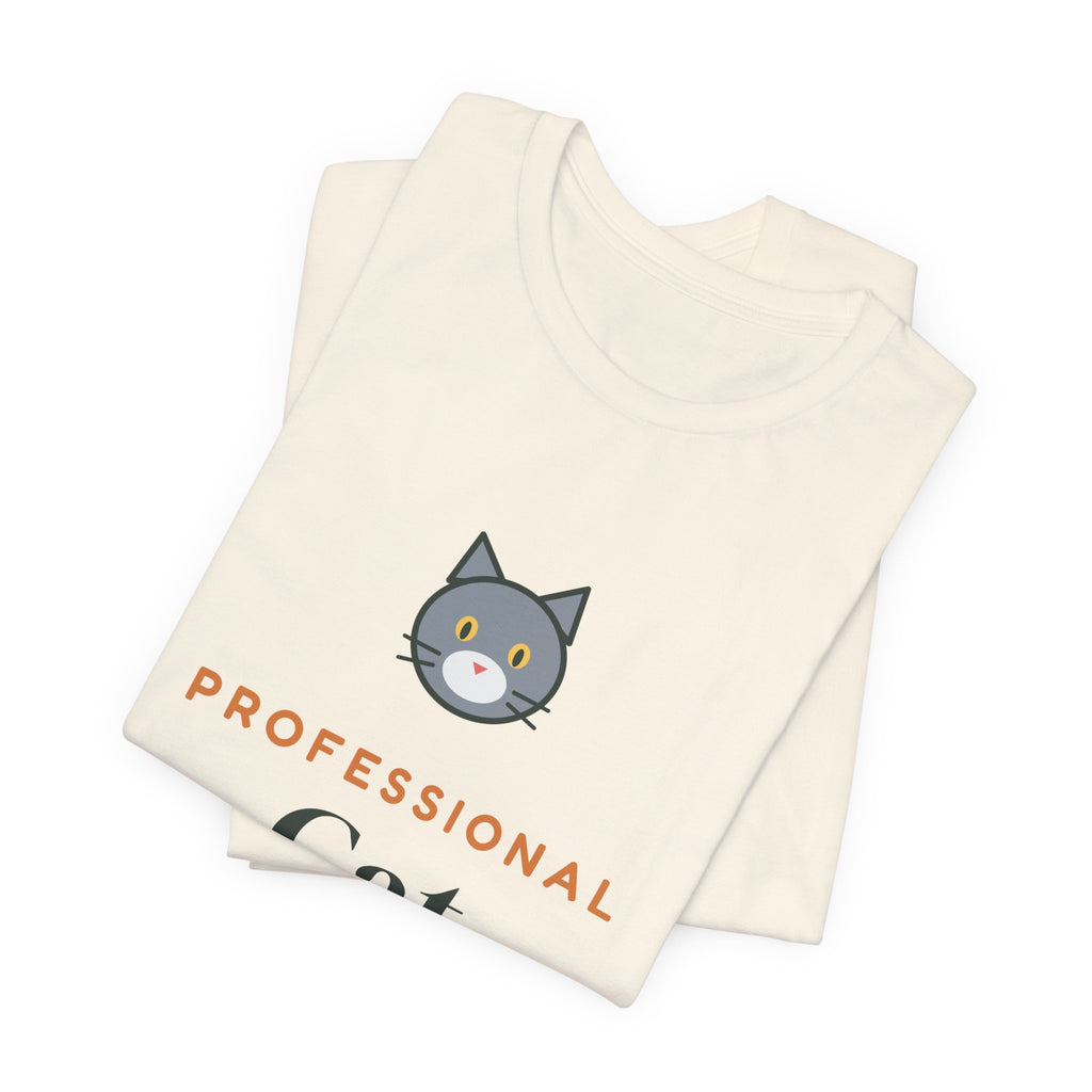 Professional Cat Butler Shirt, Funny Cat Owner Tee, Cat Dad Cat Mom T-Shirt, Gift for Cat Lover