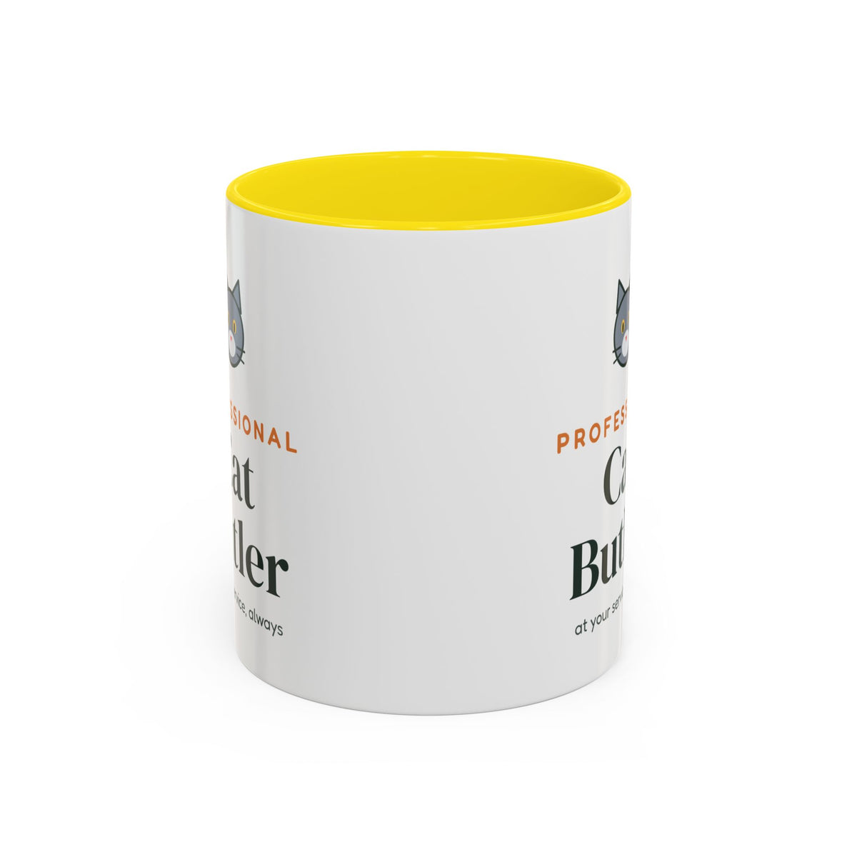 Professional Cat Butler Mug, Funny Cat Lover Coffee Mug, Cat Owner Gift, Cat Mom Cat Dad Cup