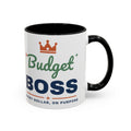 Budget Boss Mug, Funny Budget Coffee Mug, Money Saving Gift, Personal Finance Gift, 11oz Ceramic Mug
