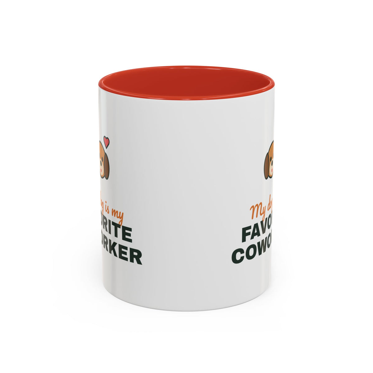 My Dog Is My Favorite Coworker Mug, Work From Home Coffee Mug, Funny Dog Lover Gift, WFH Dog Cup