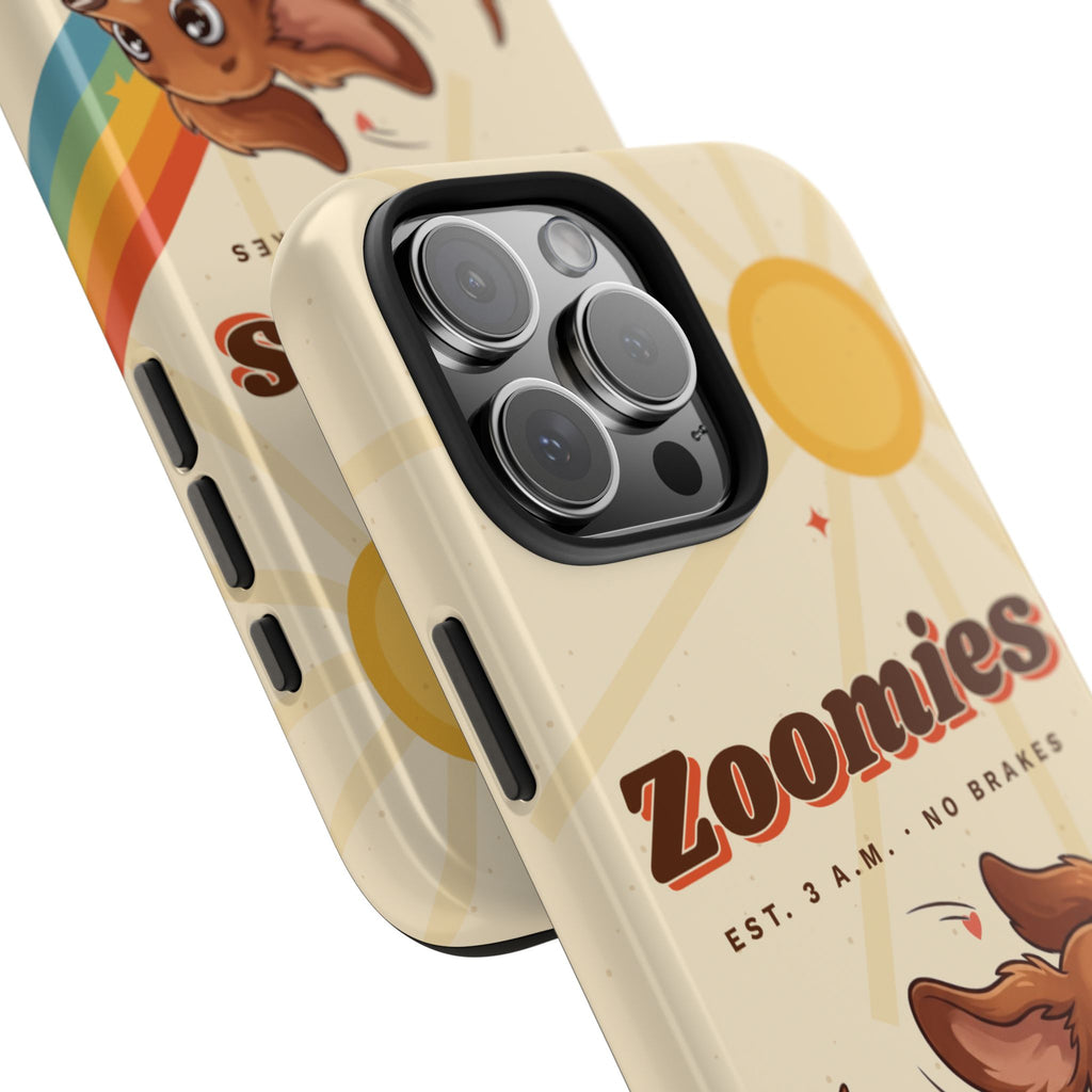 Dachshund Phone Case, Cute Wiener Dog iPhone Case, Retro Zoomies Doxie Gift, Tough iPhone 16 15 Case, Dachshund Mom Gift
