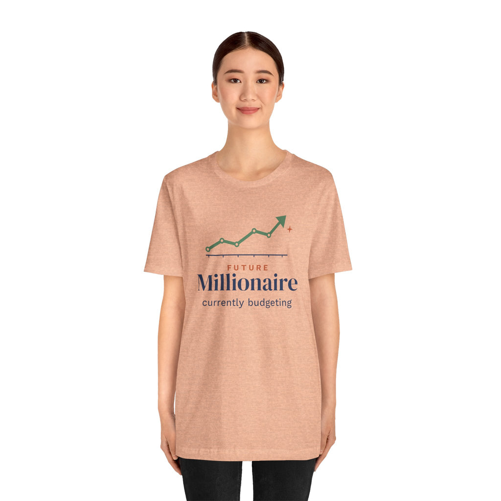Future Millionaire Currently Budgeting Shirt, Funny Budget T-Shirt, Money Saving Gift, Personal Finance Tee, Unisex Comfort Cotton
