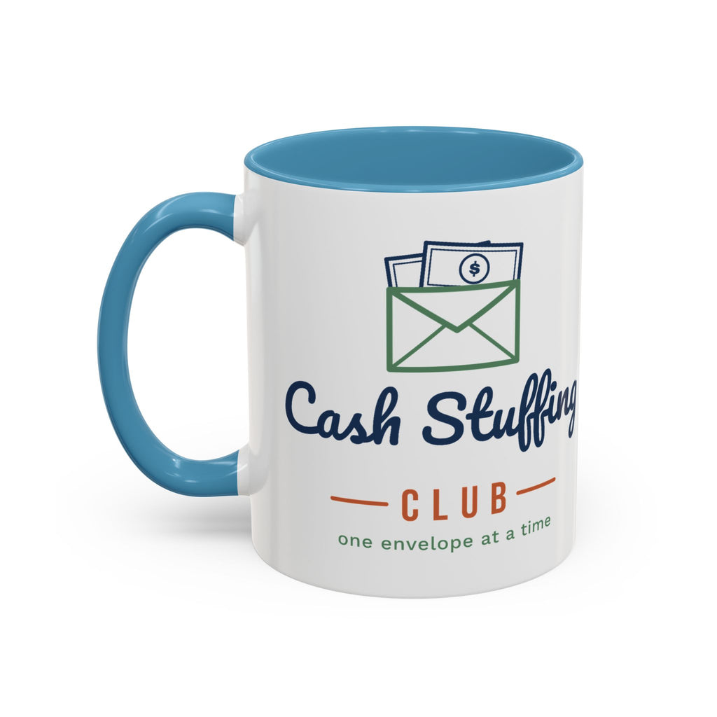 Cash Stuffing Club Mug, Funny Budget Coffee Mug, Money Saving Gift, Personal Finance Gift, 11oz Ceramic Mug