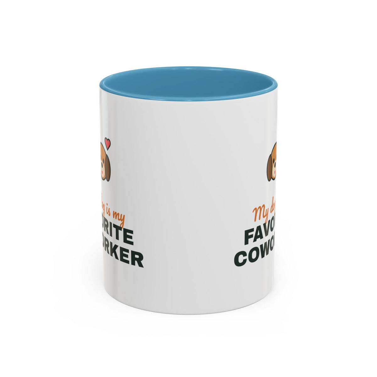 My Dog Is My Favorite Coworker Mug, Work From Home Coffee Mug, Funny Dog Lover Gift, WFH Dog Cup