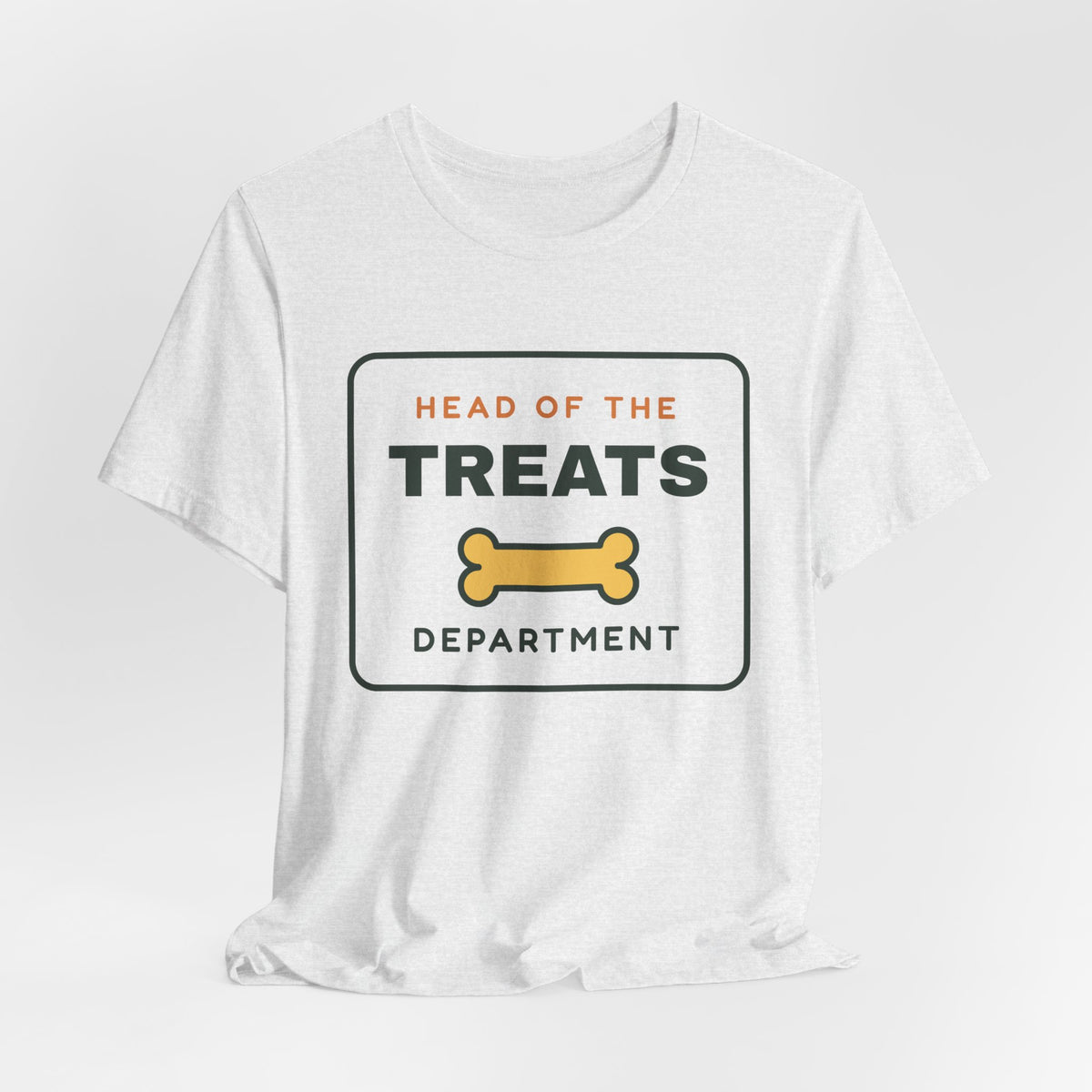 Head of the Treats Department Shirt, Funny Dog Owner Tee, Dog Treats T-Shirt, Gift for Dog Lover