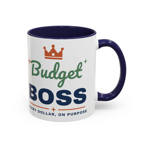 Budget Boss Mug, Funny Budget Coffee Mug, Money Saving Gift, Personal Finance Gift, 11oz Ceramic Mug